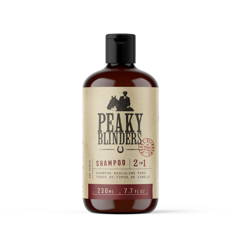 SHAMPOO PARA CABELO MASCULINO 2 EM 1 PEAKY BLINDERS -230ml