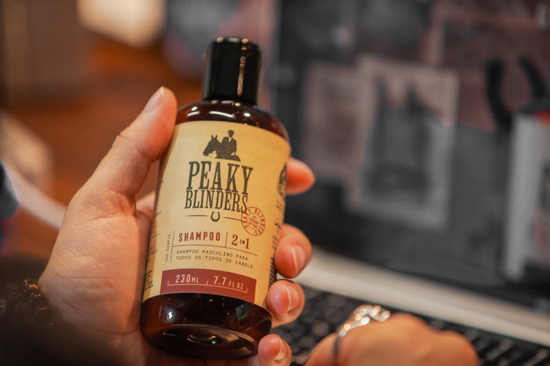 SHAMPOO PARA CABELO MASCULINO 2 EM 1 PEAKY BLINDERS -230ml