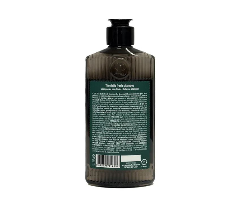 SHAMPOO PARA CABELOS OLEOSOS - THE DAILY FRESH 220ML - QOD BARBER SHOP