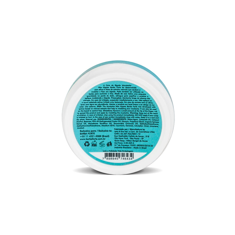 CERA PARA BIGODE MOUSTACHE WAX HIPSTER BARBA FORTE 30g