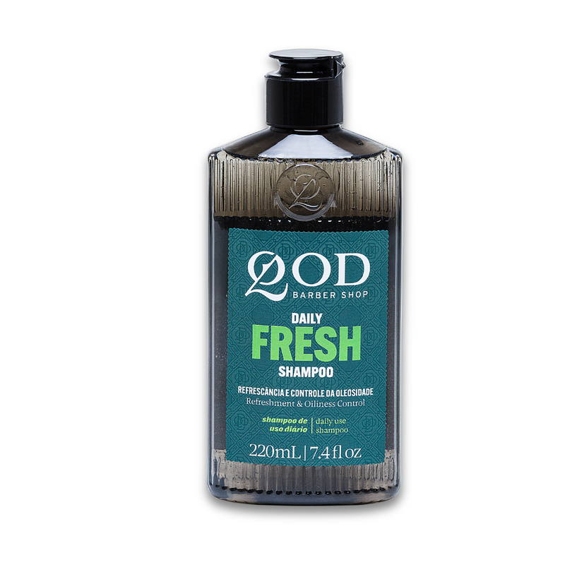 SHAMPOO PARA CABELOS OLEOSOS - THE DAILY FRESH 220ML - QOD BARBER SHOP