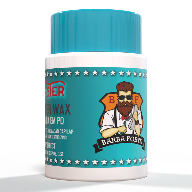 PÓ MODELADOR WAX HIPSTER BARBA FORTE 15g