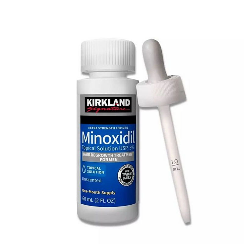 MINOXIDIL 5% KIRKLAND - TRATAMENTO PARA 1 MÊS