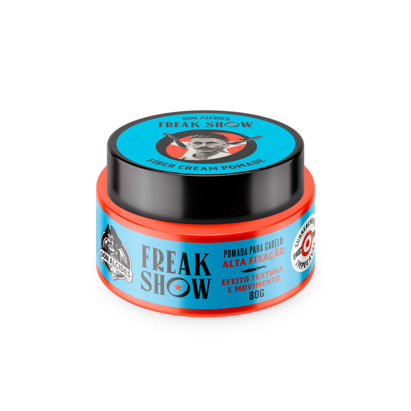 POMADA PARA CABELO FIBER CREAM DON ALCIDES FREAK SHOW 80g