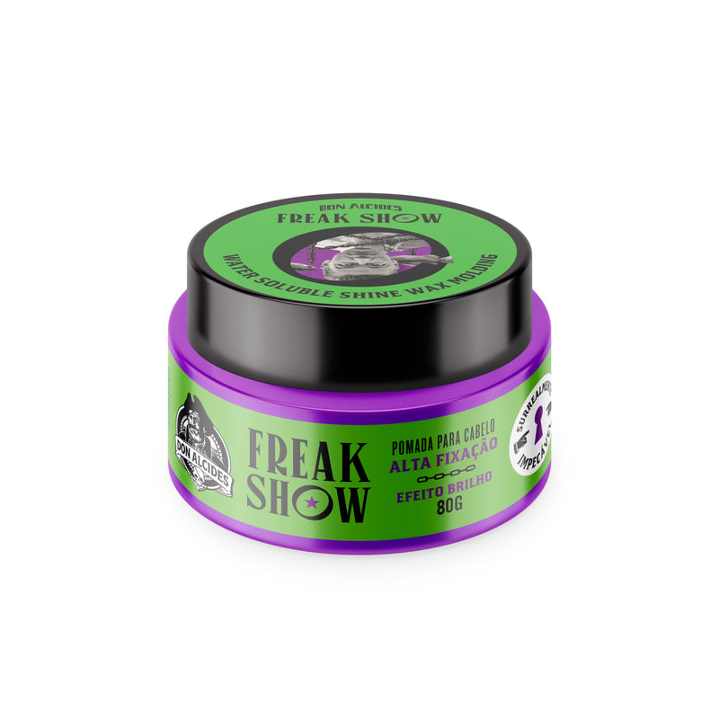 POMADA PARA CABELO WATER SOLUBLE DON ALCIDES FREAK SHOW 80g